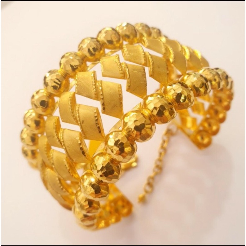 GELANG LEBAR SS KADAR EMAS