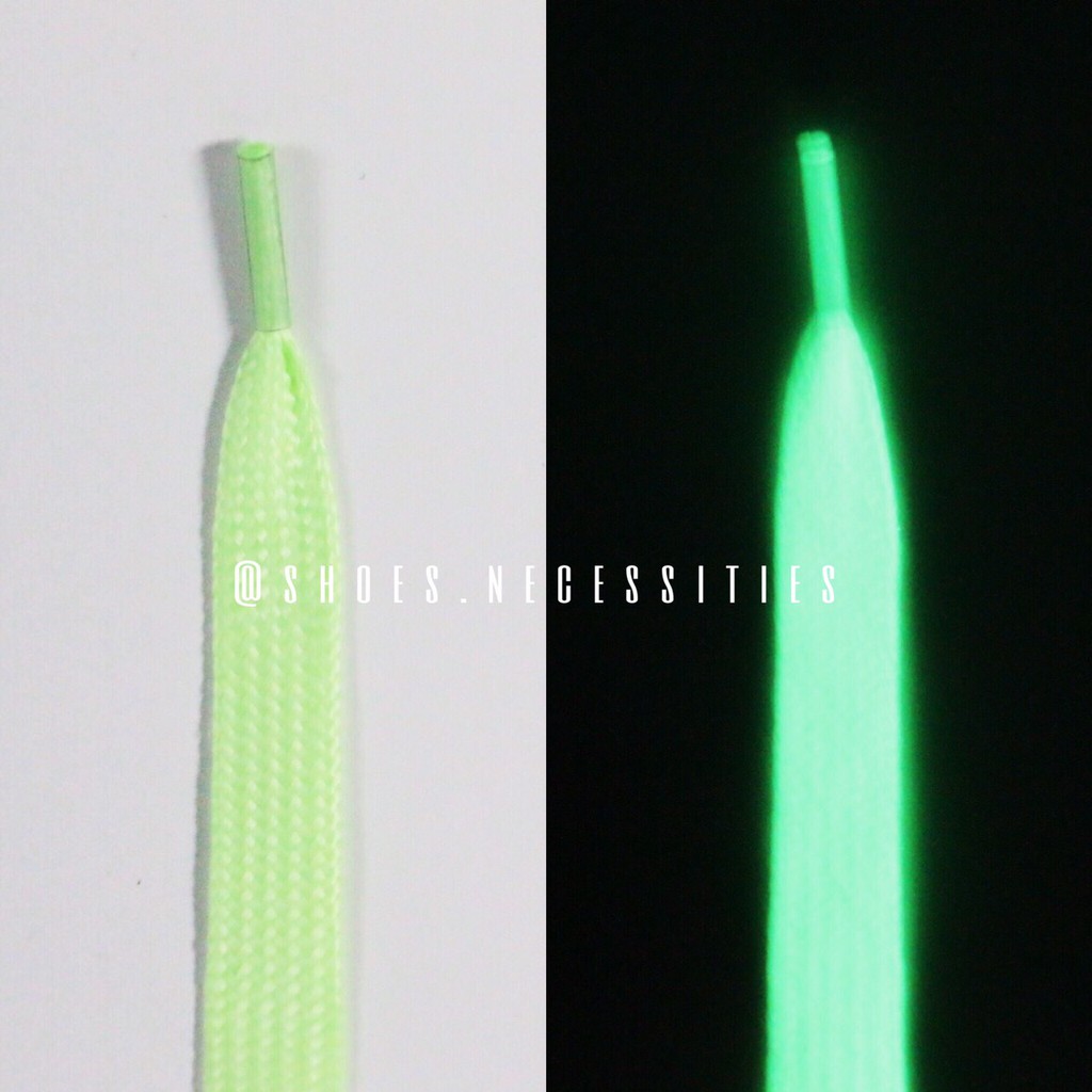 GLOW IN THE DARK - Tali Sepatu nyala - Shoelaces - Laces 80CM 100CM 125CM