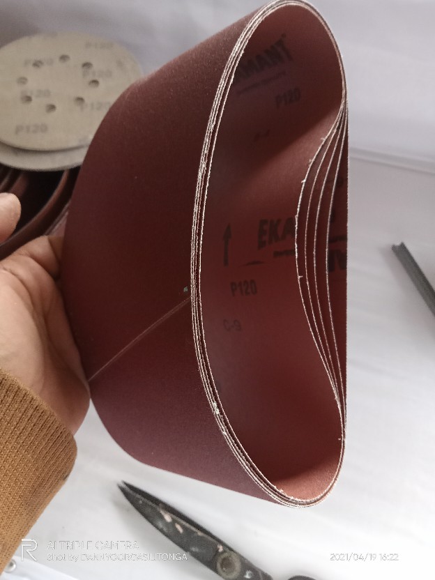 Kertas Pasir Amplas Sander 4 X 24cm 4x24cm Grit 180 Halus Ekamant