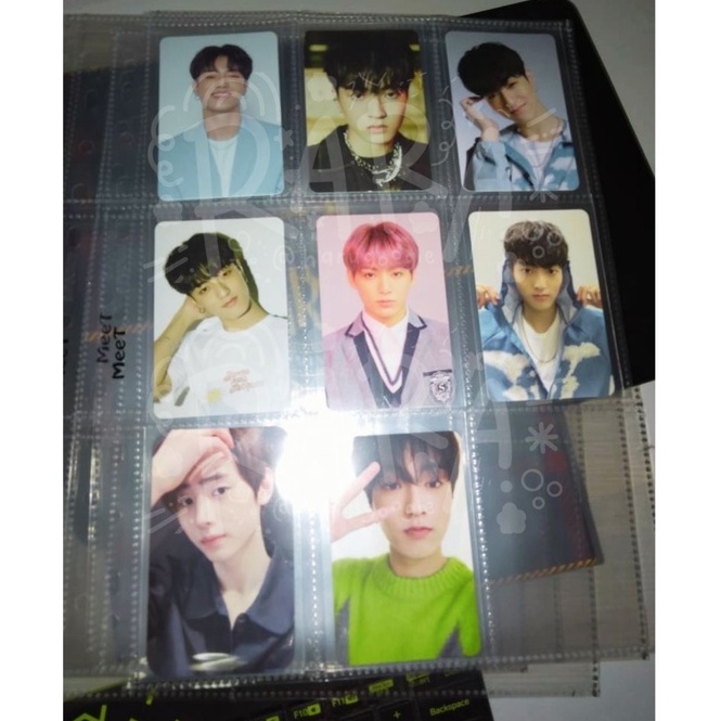 [READY STOCK] MeeT YX sleeve photocard KPOP A4 9p 9 pocket 2 holes 11 ring rings Binder