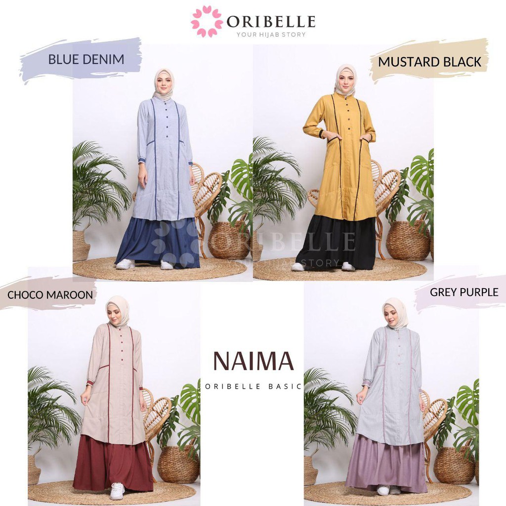 DRESS MUSLIMAH,GAMIS MUSLIMAH,GAMIS SYARI,NAIMA DRESS