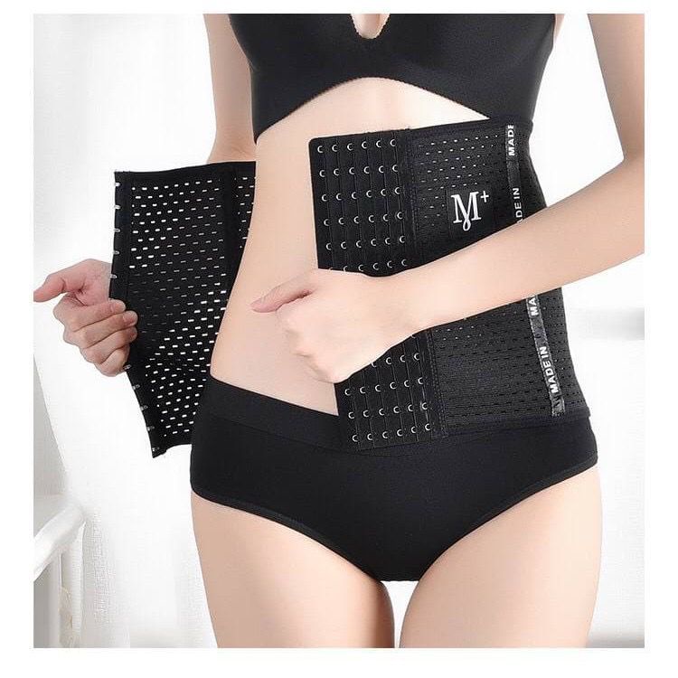 [ LINGERIE MASTER ] - (C-9) Korset Stagen Pengecil Perut Pasca Melahiran Pelangsing Membentuk Body Slimming Pant-Hitam