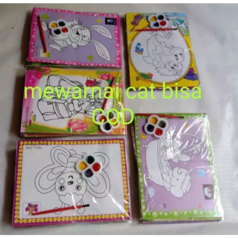 

1 Pack Mewarnai Cat Isi 10 pcs