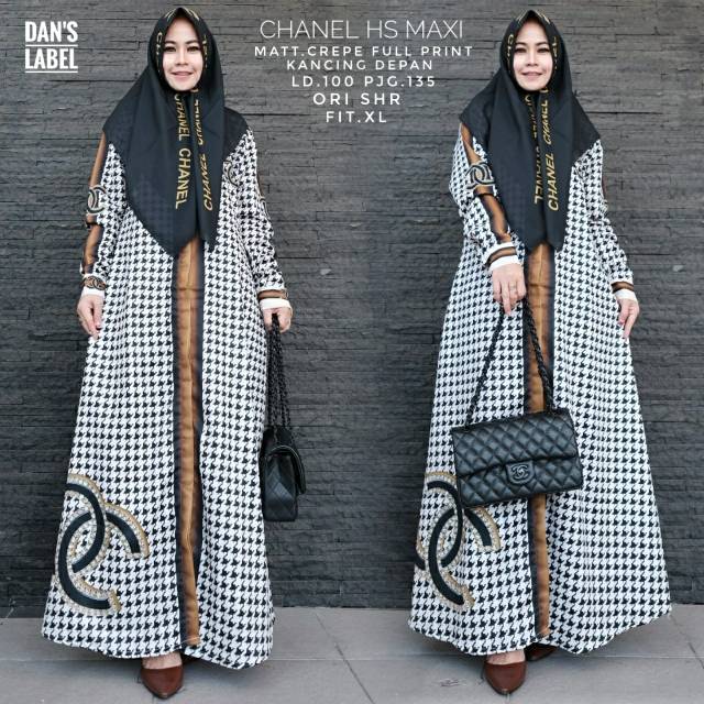 CHANEL HS MAXI/ FASHION ORI SOLO/ GAMIS ORI SOLO/ GAMIS IMPORT