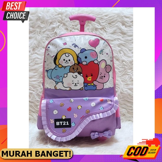 Senang Bags- Bt 21 Love Tas Ransel Anak Sekolah Sd Tk Paud Laki Laki Perempuan Wanita Cewek Laki2 Ke
