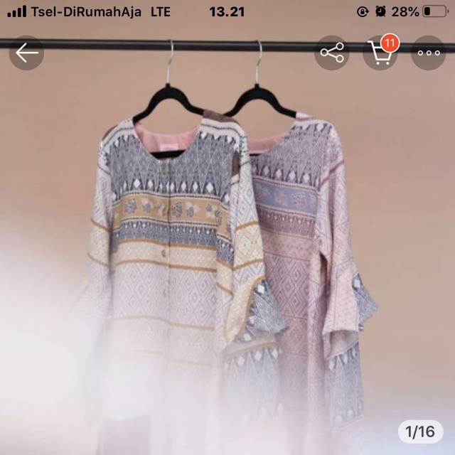 NEW BAYUR TOP DUSTY PINK by Ria Miranda