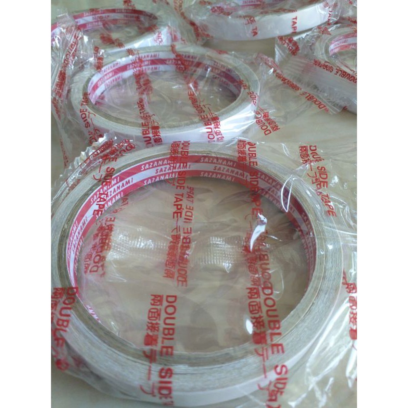 

1 Roll Double tape Sazanami 12 mm x 8 mtr