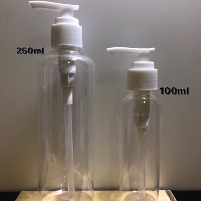 BOTOL PLASTIK 250ml PUMP Botol Handsanitaizer ukuran 250ml