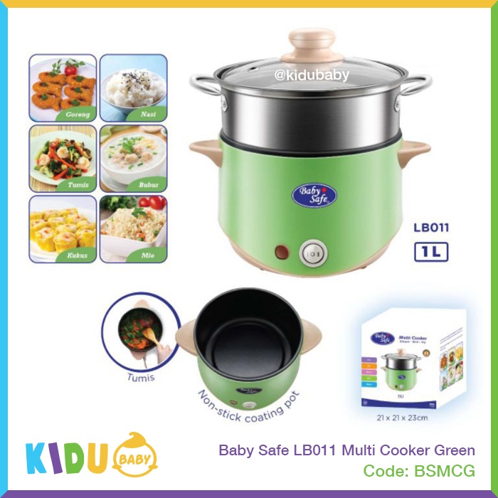 Baby Safe Multi Cooker Green LB011  Kidu Baby