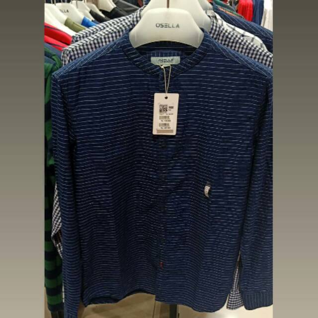 Kemeja Osella koko lengan panjang dewasa size M-XL