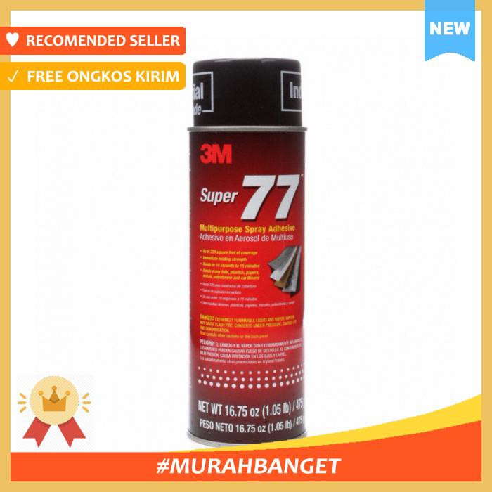 

Lem 3M Super 77 Lem Semprot Serbaguna Spray Adhesive Lem Serbaguna 3M Office - Pengikat & Perekat