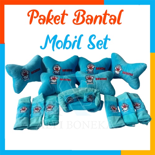 Bantal Mobil Headrest Kepala Sandaran Sepasang Nyaman | Bantal Mobil Headrest Kepala dan Leher 13 pcs Paket | Bantal Leher Mobil 13in1 Kepala dan Sandaran Headrest