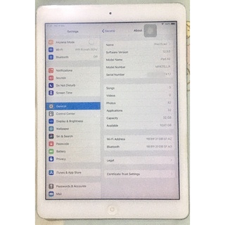 Bypass ipad air 1 wifi only 32gb silver fset mulus