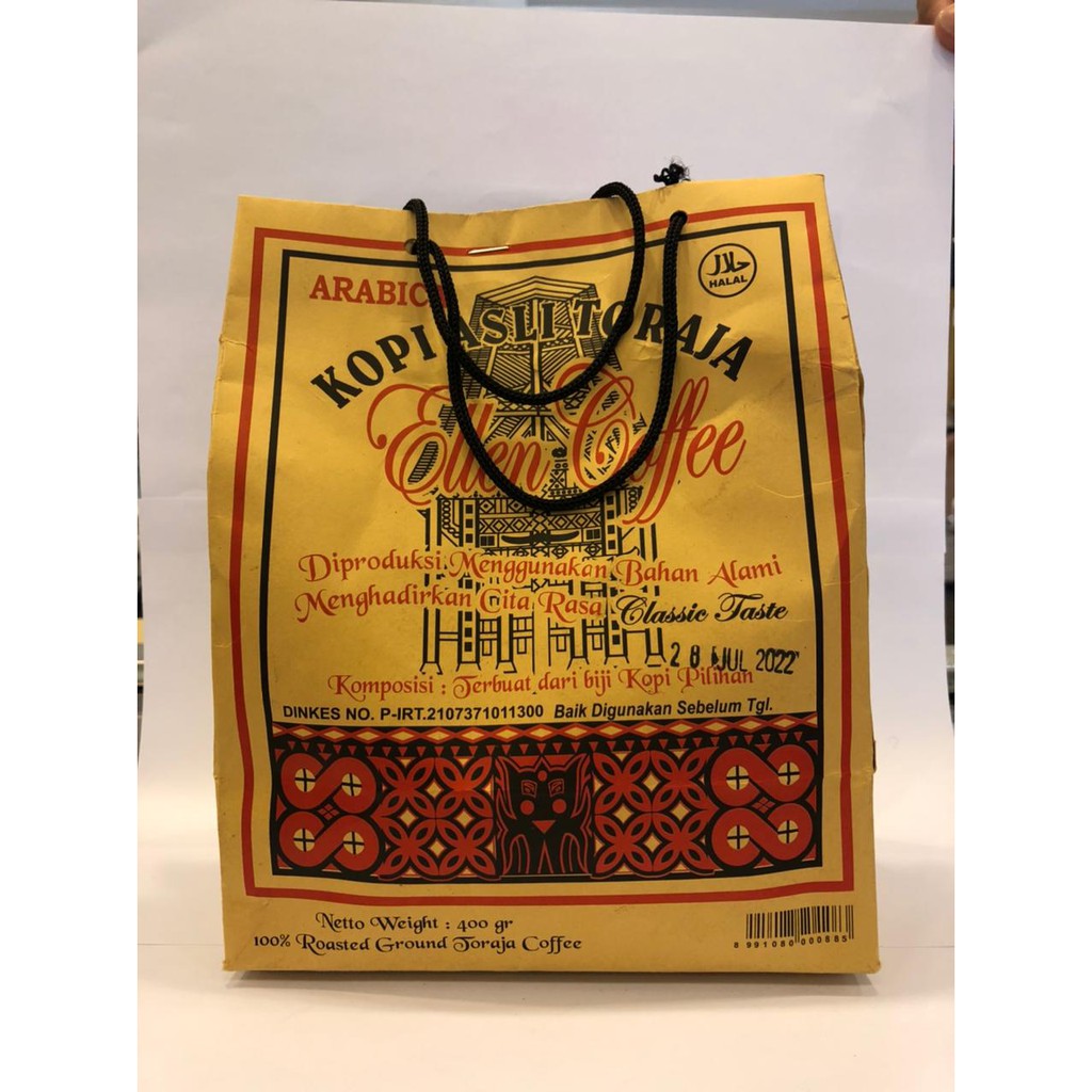 

Kopi Toraja Arabika Ellen Kopi Arabika Oleh Oleh khas Makassar 400gr