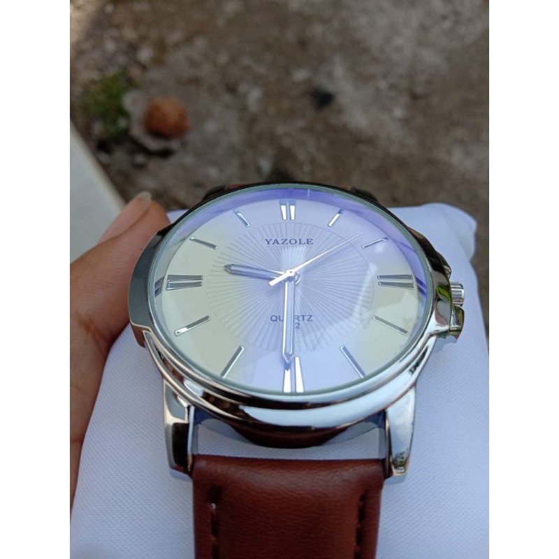 PROMO jam tangan cowok cewek ori yazole anti air 3 ATM (COD)