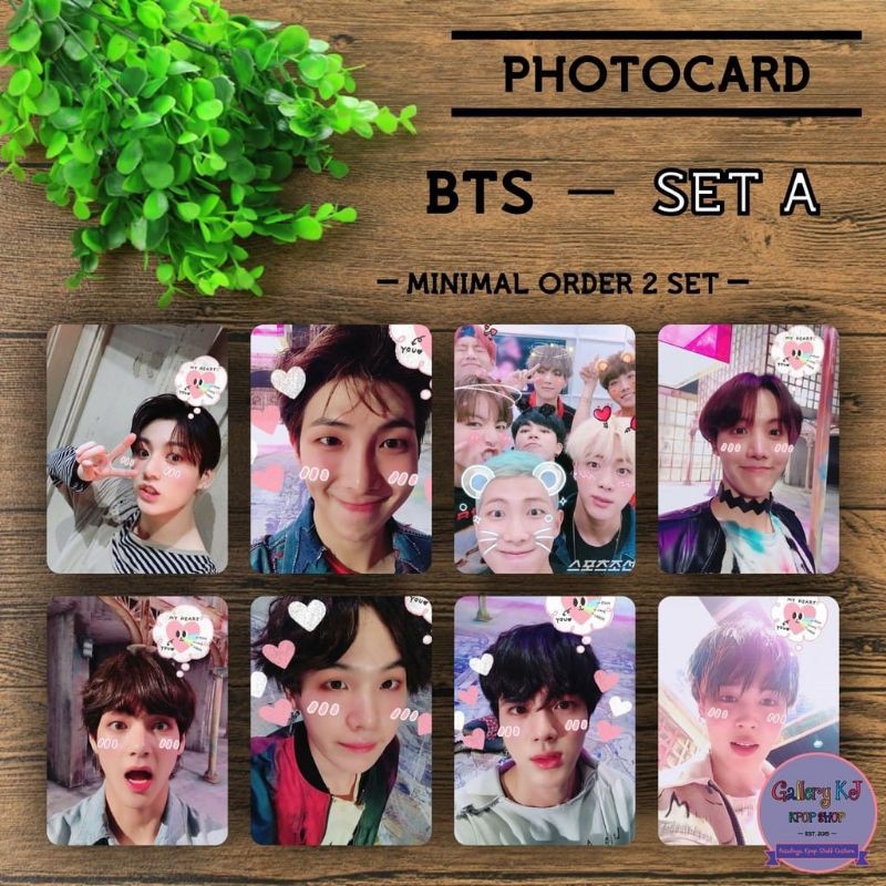 Jual PHOTOCARD BTS READY STOCK/PHOTO SET BTS KPOP ISI 8 PCS BISA COD ...