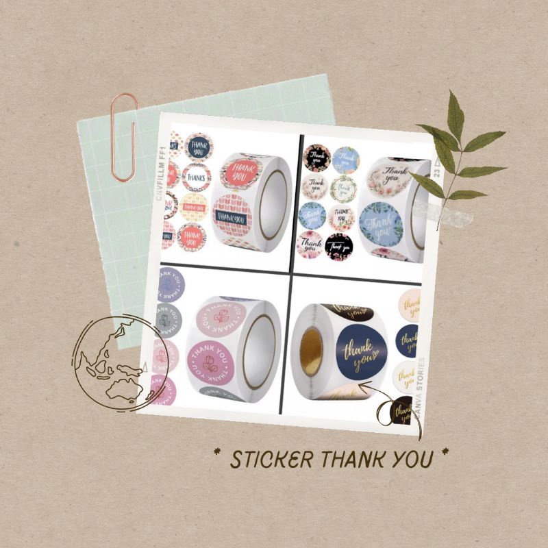 Sticker olshop/thank you card/label thank you/ucapan terima kasih.