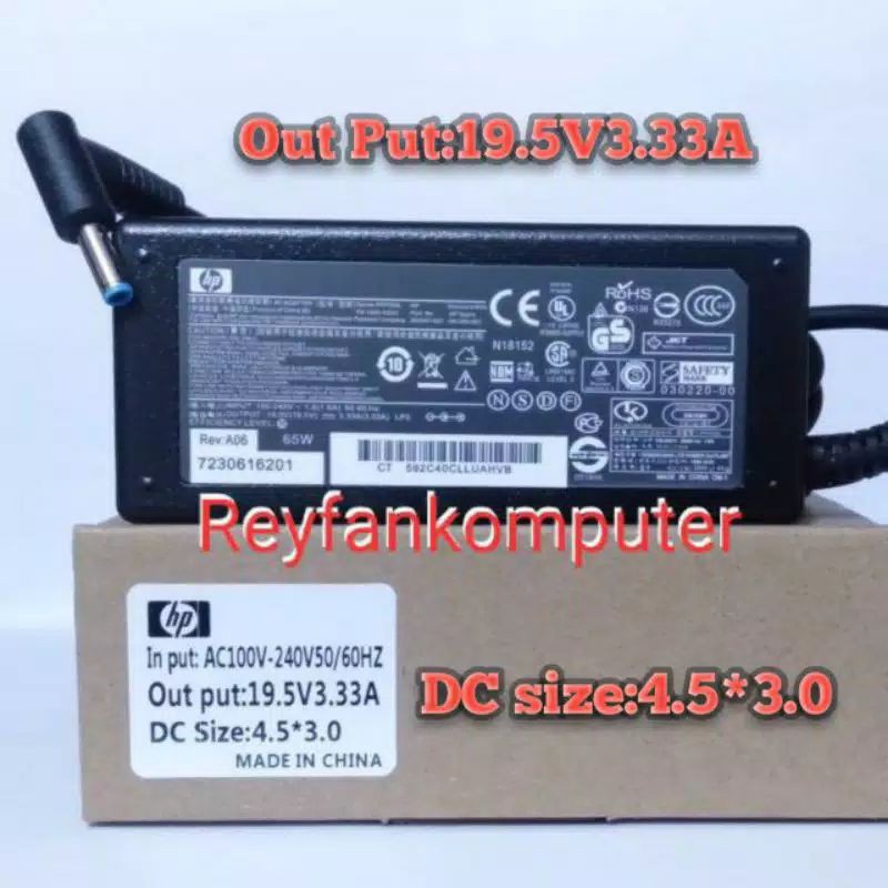 Adaptor Charger  Laptop HP ProBook 430 G4 440 G4 450 G4 455 G4 Original