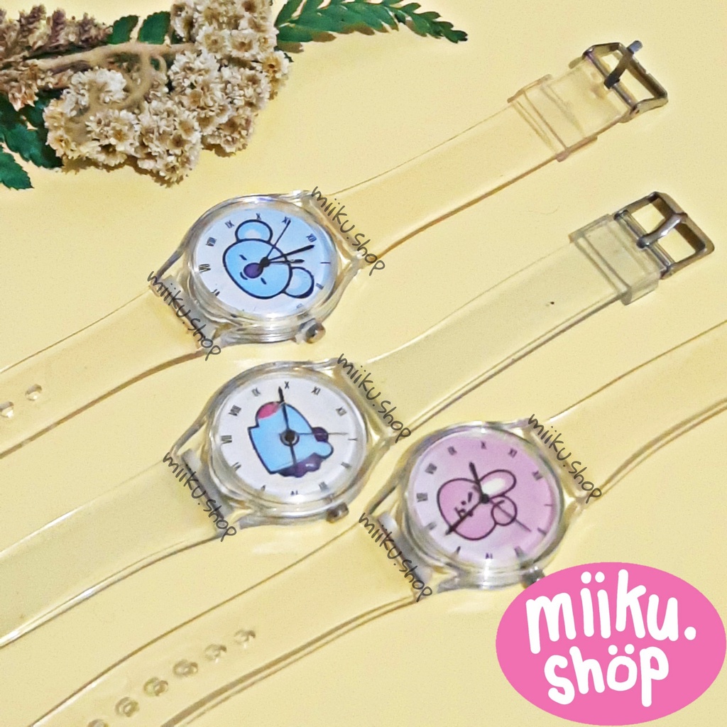 RB JAM TANGAN BT21 CHIMMY COOKY TATA KOYA RJ SHOOKY MANG