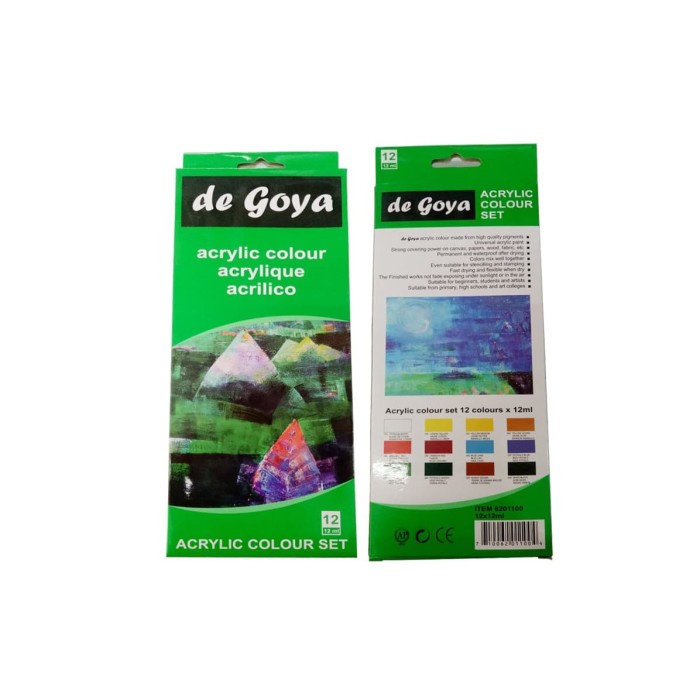 

De Goya Acrylic Colour Set 12x12ml
