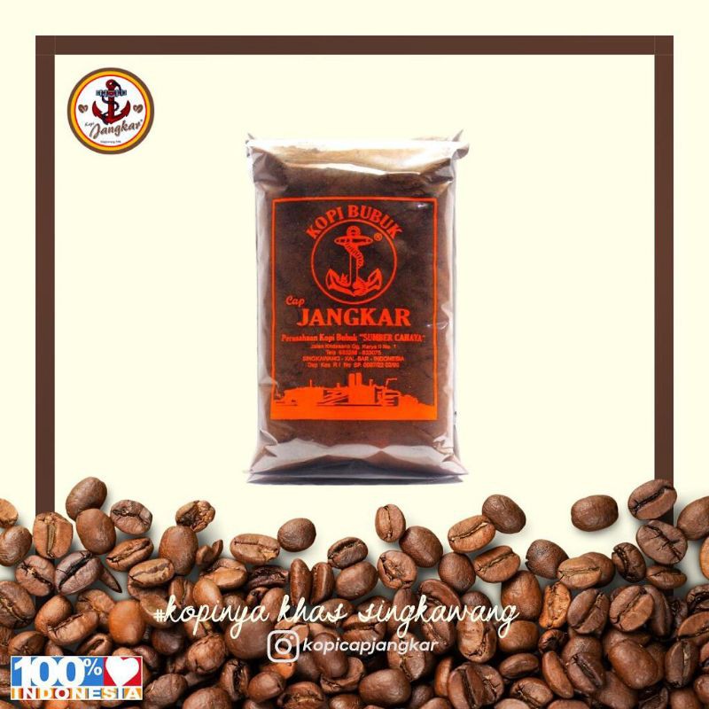 

Kopi Bubuk Asli Singkawang Sumber Cahaya Cap Jangkar
