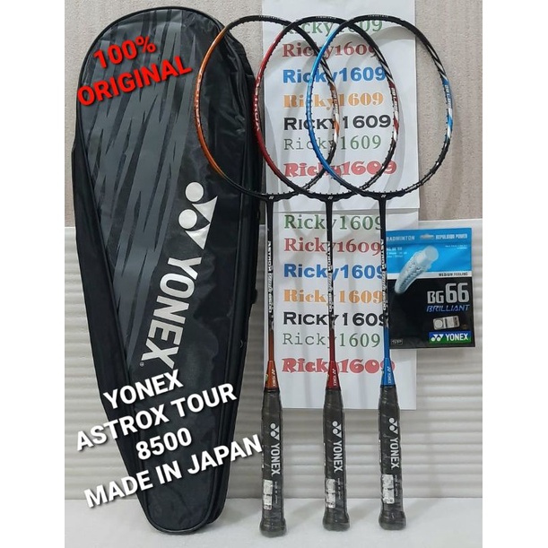 RAKET BADMINTON YONEX ASTROX TOUR 8500 JAPAN - YONEX ASTROX JAPAN TOUR SERIES + BG 66 BRILLIANT - OR