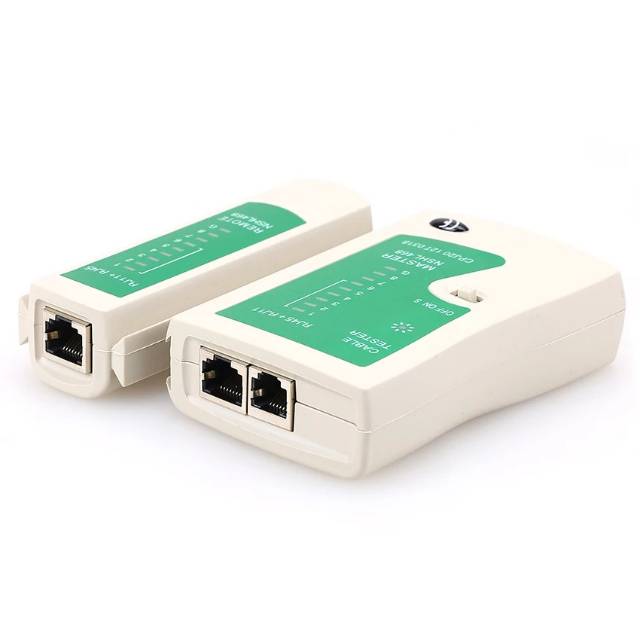 KABEL TESTER RJ45 &amp; RJ11 FREE BATERAI