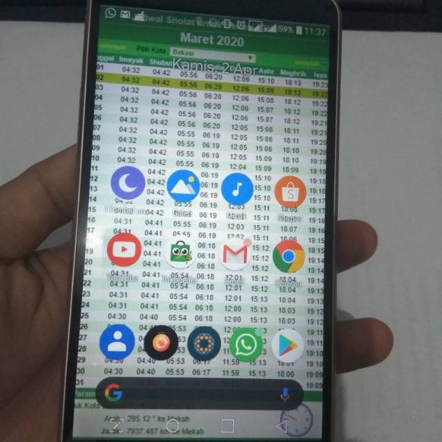 LG Stylus 3 RAM 3/16Gb Second