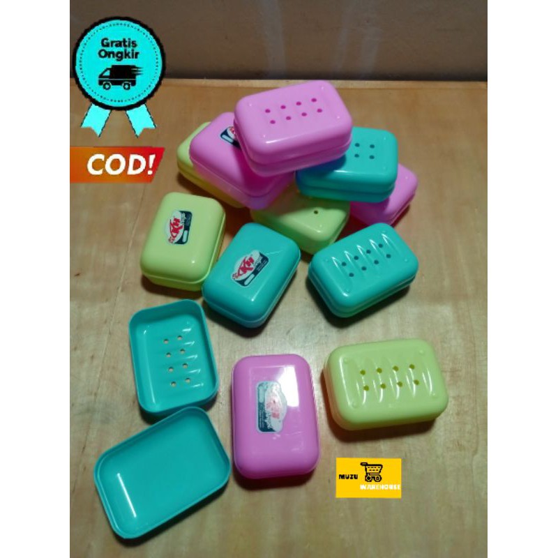 Kotak sabun mandi traveling batangan merk Angel