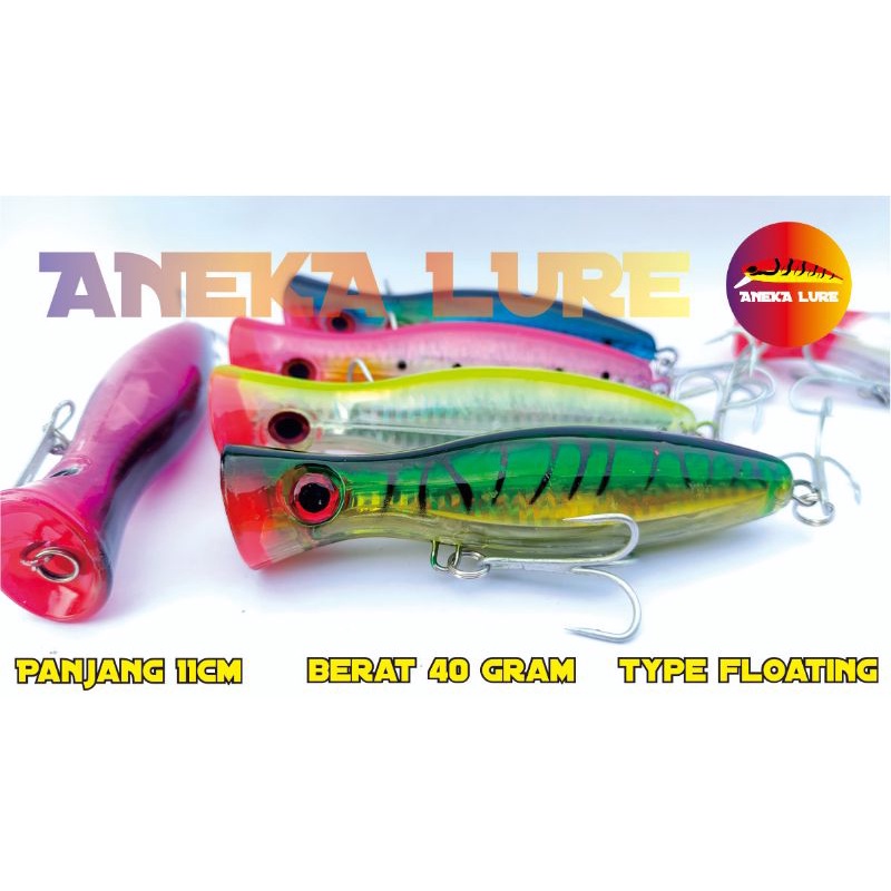 umpan popping/popper 40gram giant trevally