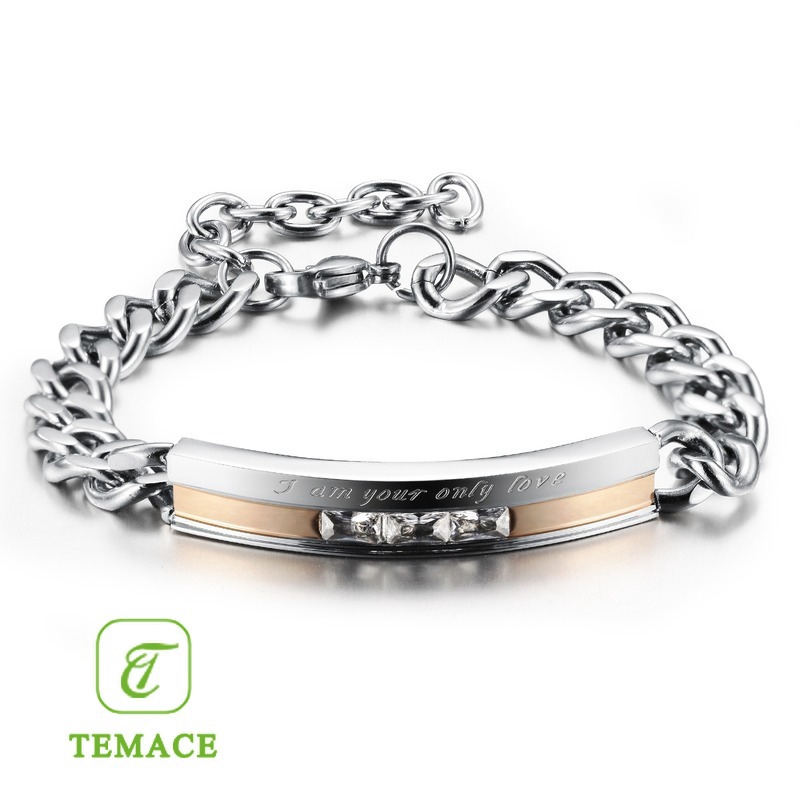 GELANG PRIA TITANIUM MODEL RANTAI SIMPEL KEREN