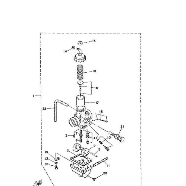 Karbu /Carburetor Assy RX KING ORI