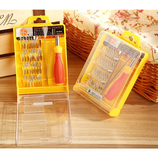 Obeng Set Multifungsi 32 In 1 / Obeng Service Tool Kit Radio Set Hp Lengkap Dengan Pinset