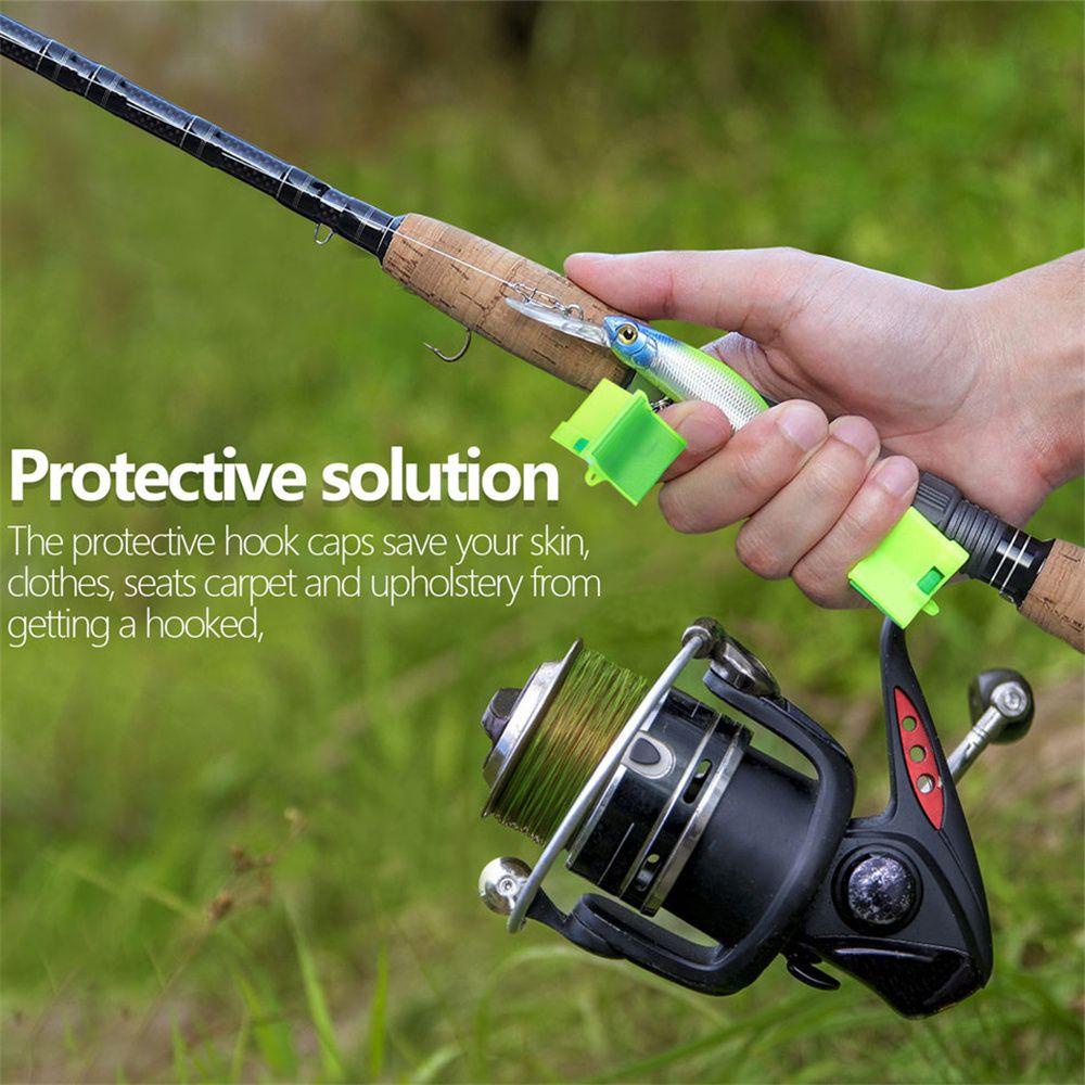 Lanfy Treble Hooks Holder Tahan Lama Otomatis Sarung Case Alat Pancing Bonnets Hooks Covers Safety Protector