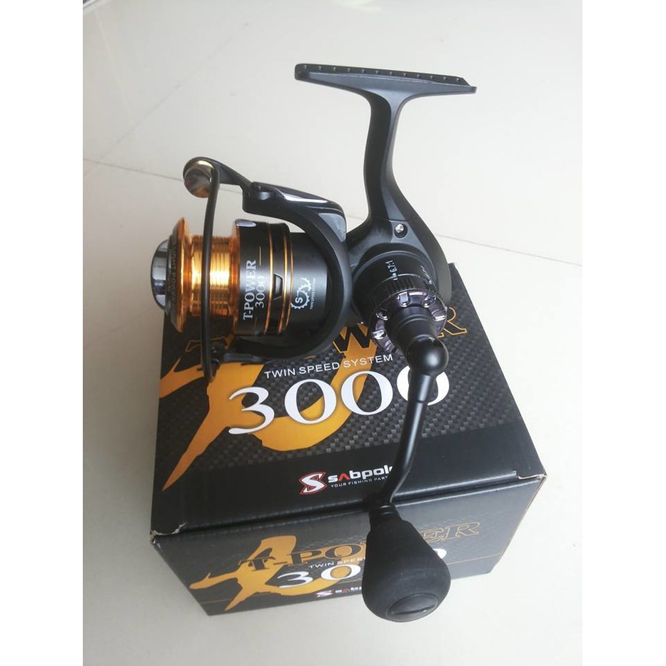 TOP Reel Pancing Dual Ratio SABPOLO T-POWER 3000 10 BB