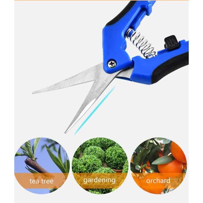 TD-AI KKMOON Gunting Kebun Mini Pemotong Ranting Tumbuhan Bunga Bonsai SKS-2