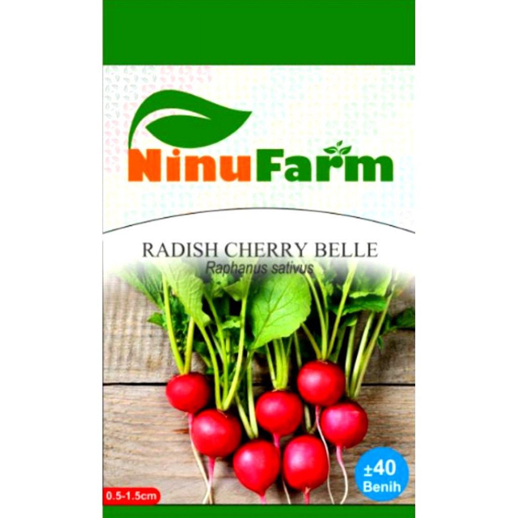 Benih Biji Radis Cherry Belle - Ninu Farm