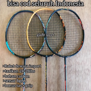 Raket Badminton Dewasa [BONUS TAS + GRIP]