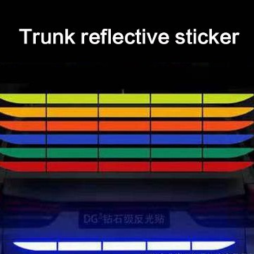 Stiker Reflektif Panjang 3m Untuk Dekorasi Bagasi Belakang Mobil