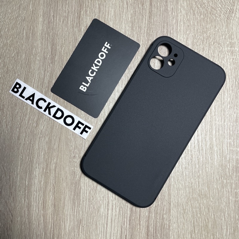 Case iPhone 11 / 11 Pro / 11 Pro Max BLACKDOFF iPhone 11 Kotak Flat Model iPhone 12 Series Black Mat