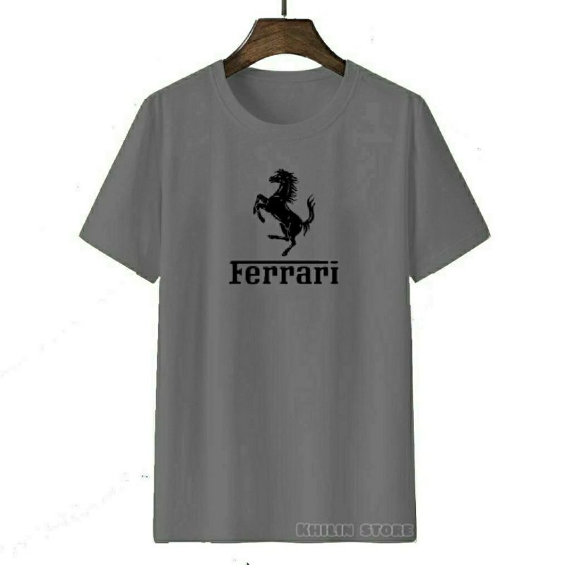 Kaos Pria Wanita Ferrari baju kaos pria wanita dewasa ferrari kaos lengan pendek kaos oblong pria wanita dewasa ferrari cotton combed