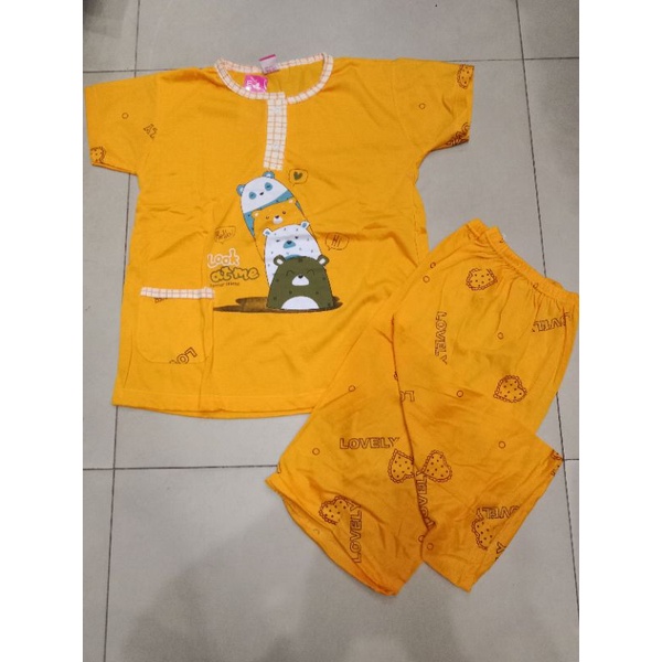 BAJU TIDUR ANAK PENDEK / BAJU TIDUR ¾ TANGGUNG / BAJU TIDUR ANAK MURAH / BAJU TIDUR KAOS / BAJU TIDUR TANGGUNG BIO