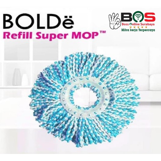 Refill Kain Pel Bolde Super Mop Refill Bolde Kain Microfiber Refill