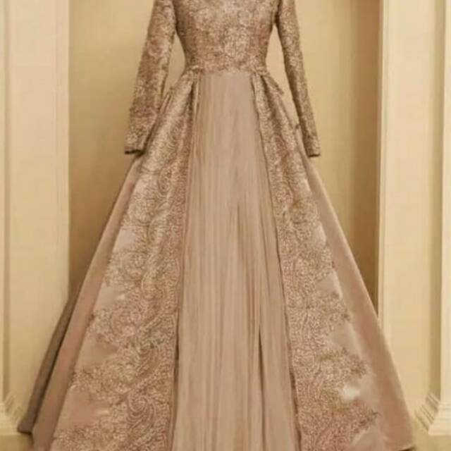Gamis pesta muslimah dress pesta baju lebaran baju muslimah pesta