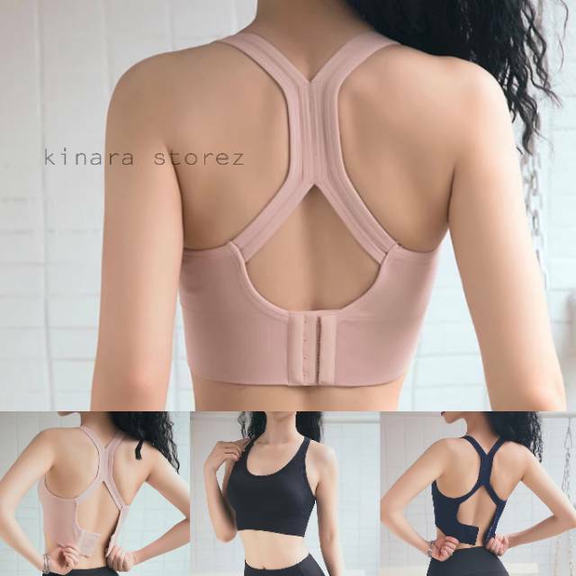 Kinarastorez - Bra sport push up tali silang olahraga senam gym fitness wanita 870