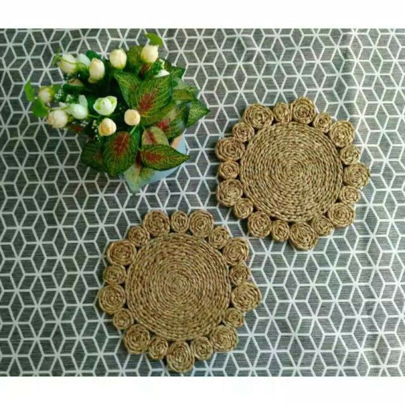 Walldecor mendong Matahari Placemats Tatakan