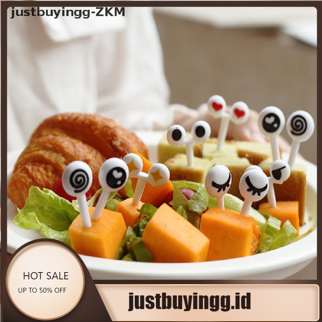 [justbuyingg] Fruit Fork Mini Cartoon Children Snack Cake Dessert Food Fruit Toothpick Fork [zkm]