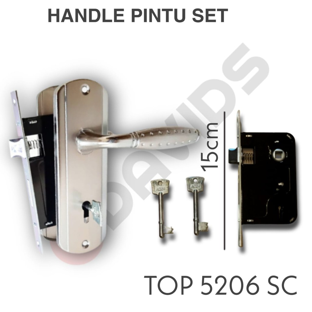 Kunci Pintu Rumah Handle Slot Set Kecil Top