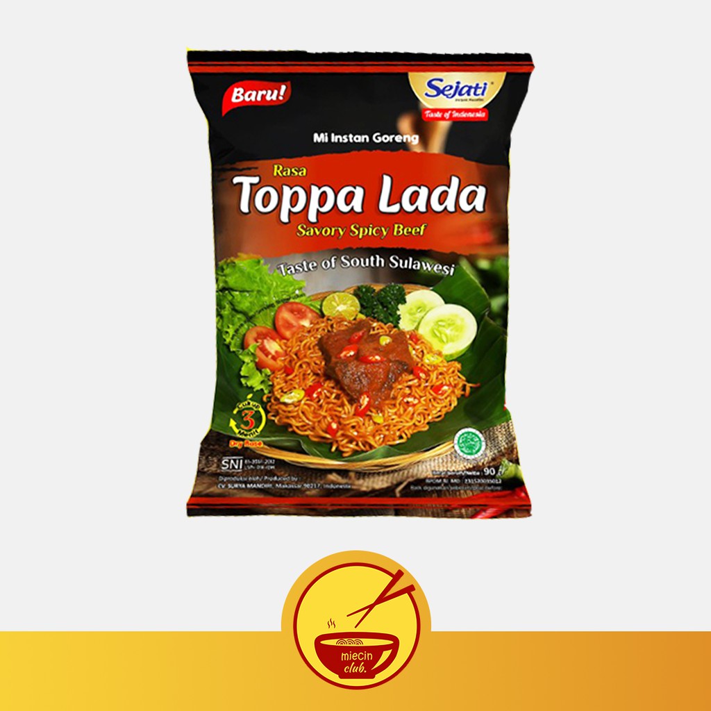 

Mie Sejati Rasa Toppa Lada Mie Khas Sulawesi Selatan