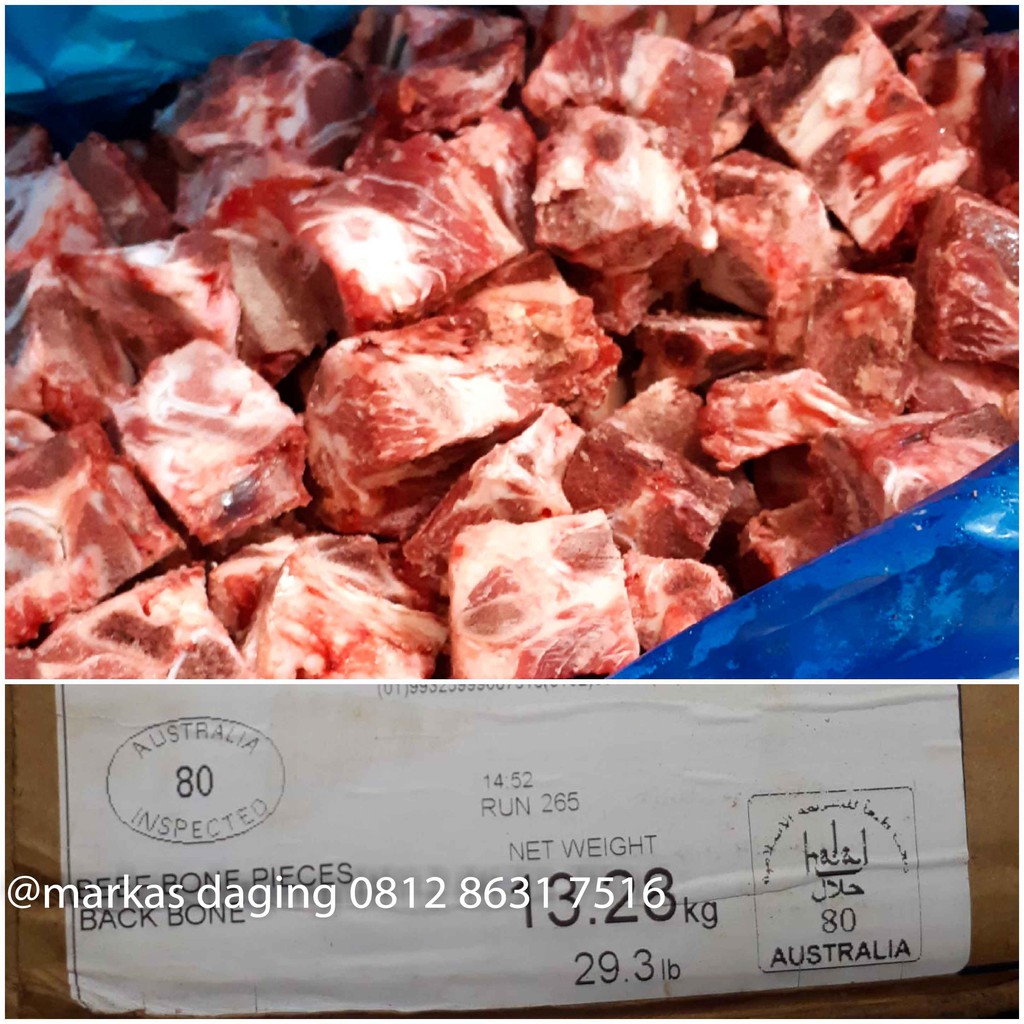 TULANG SOP  / BACKBONE / TULANG PUNGGUNG 1Kg HALAL Import Quality